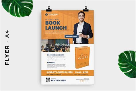 launch promotional flyer template